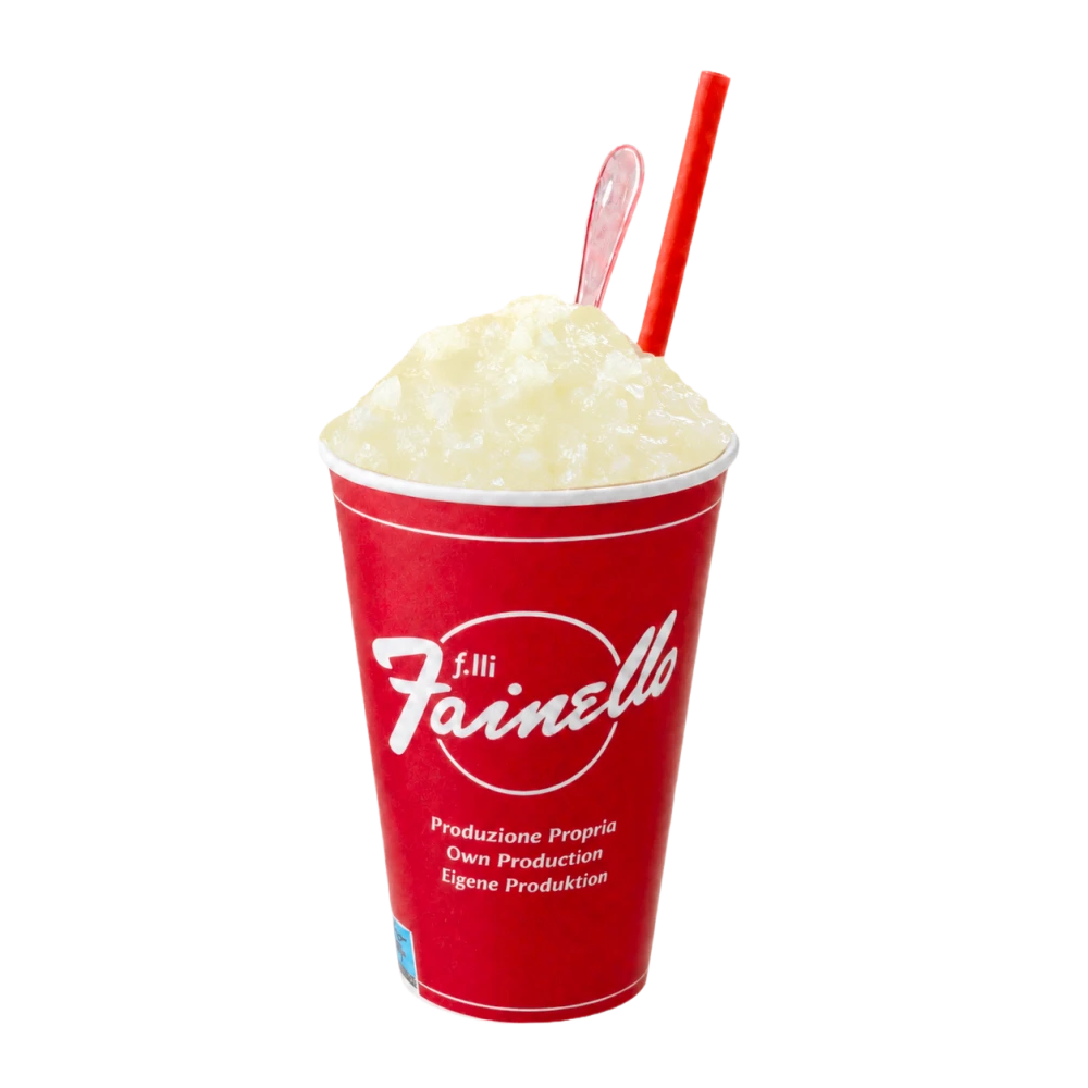 Granita Limone nel bicchiere Fainello