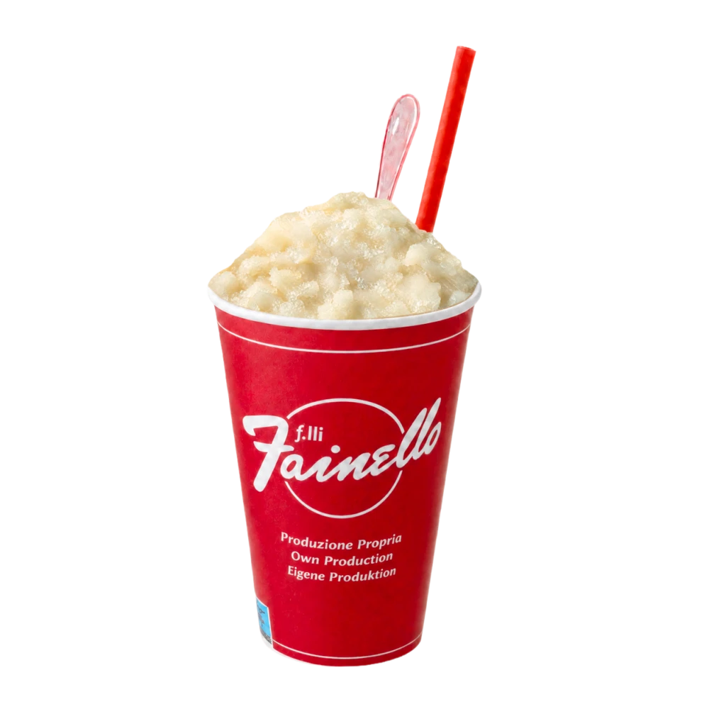 Granita Mandorla di Sicilia nel bicchiere Fainello